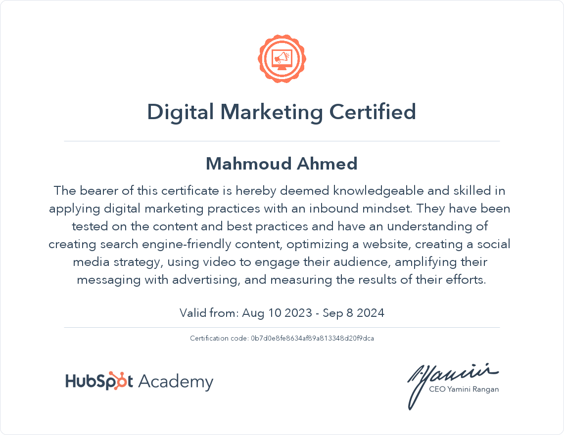 Advanced Digital Marketing Course