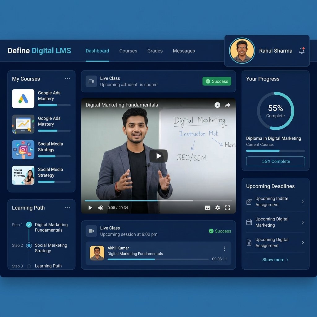 Define Digital Student LMS Portal